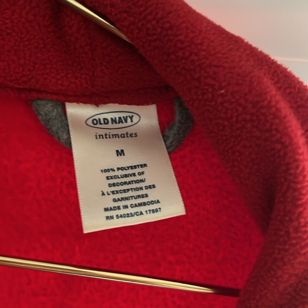 Red Old Navy Robe - Picture 3 of 3